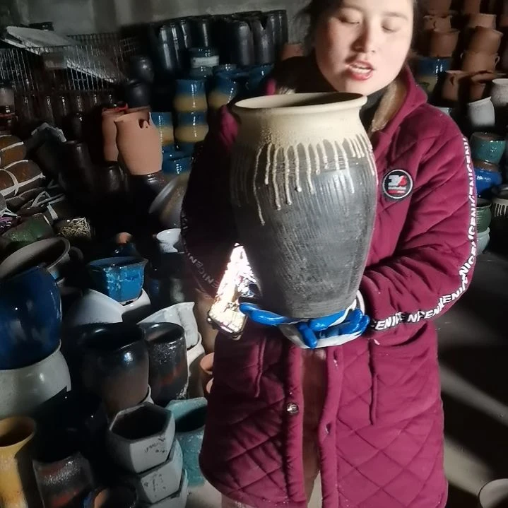 红陶口19高31瑕疵