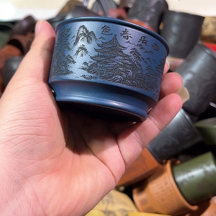 茶杯紫砂全手工紫砂主人杯