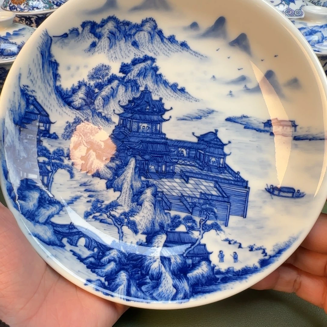 纯手工纯手绘茶具石头275