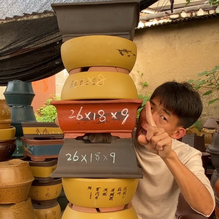 紫砂花盆紫砂艺术特价包邮