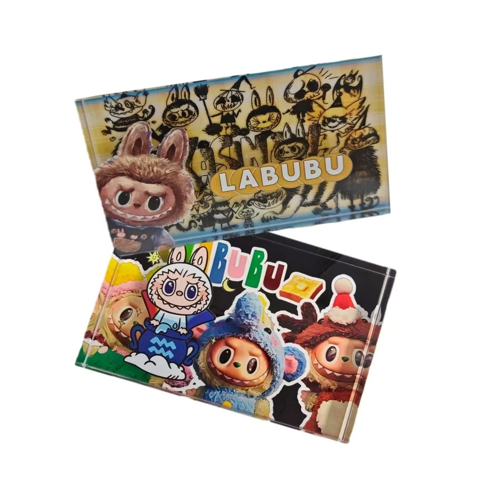小安-向楠工作室-拉布布LABUBU二创高透亚克力水晶砖盲盒默认代拆