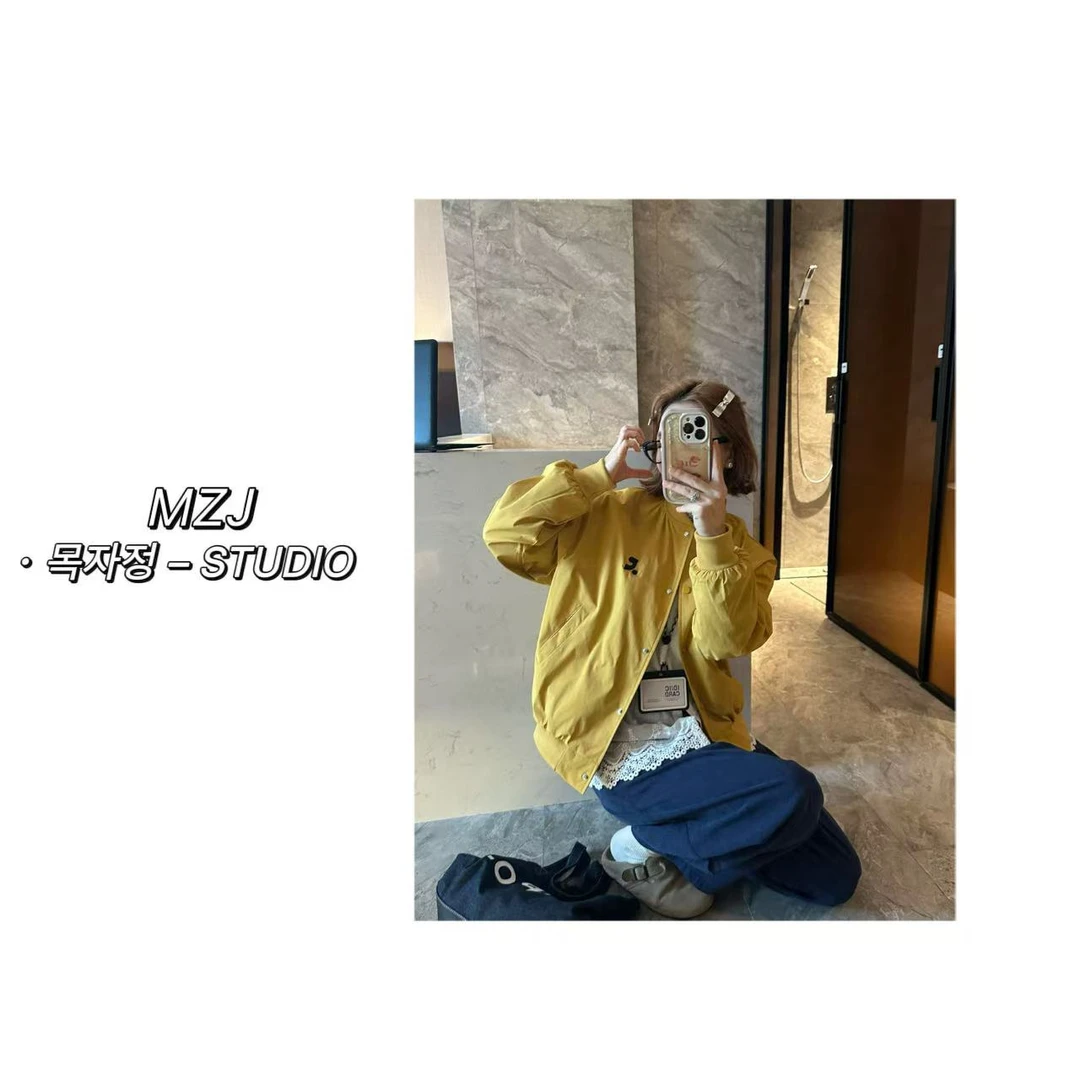 무지징-「春日映像」韩国单！设计感工装休闲外套-25185-B