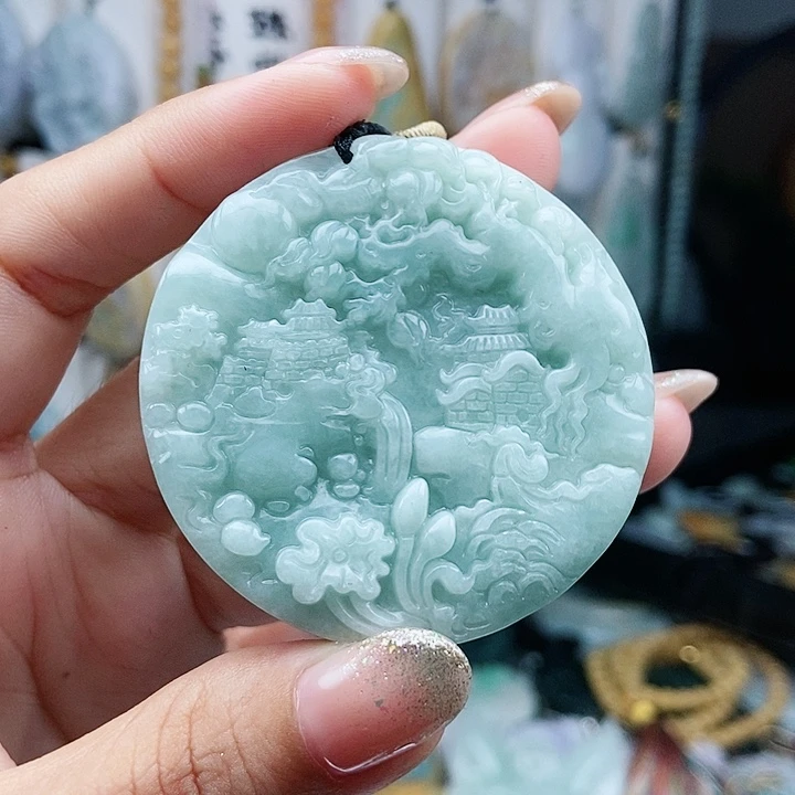 翡翠未镶嵌颈饰翡翠