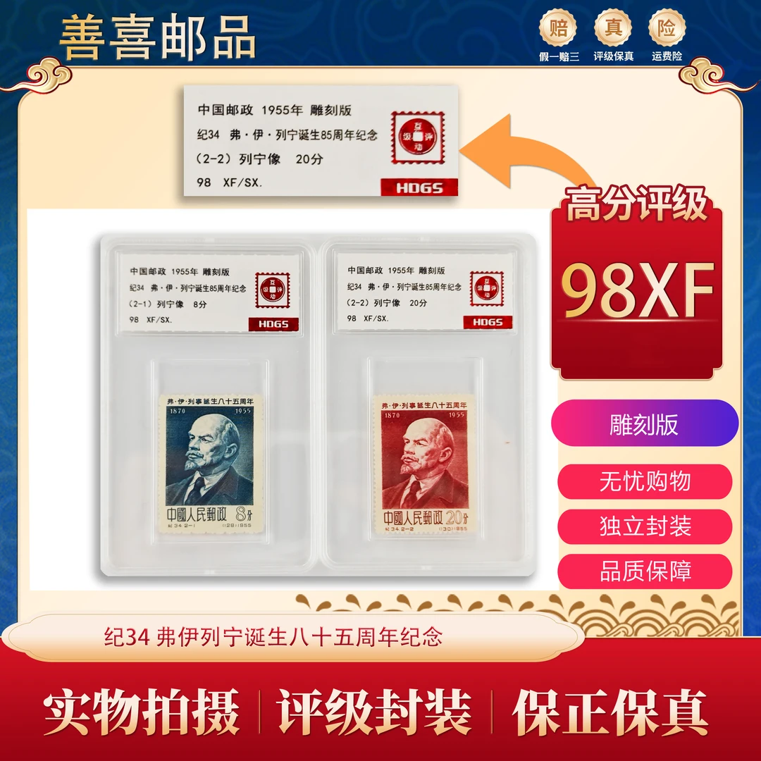纪34  弗伊列宁诞生八十五周年纪念邮票  互动评级