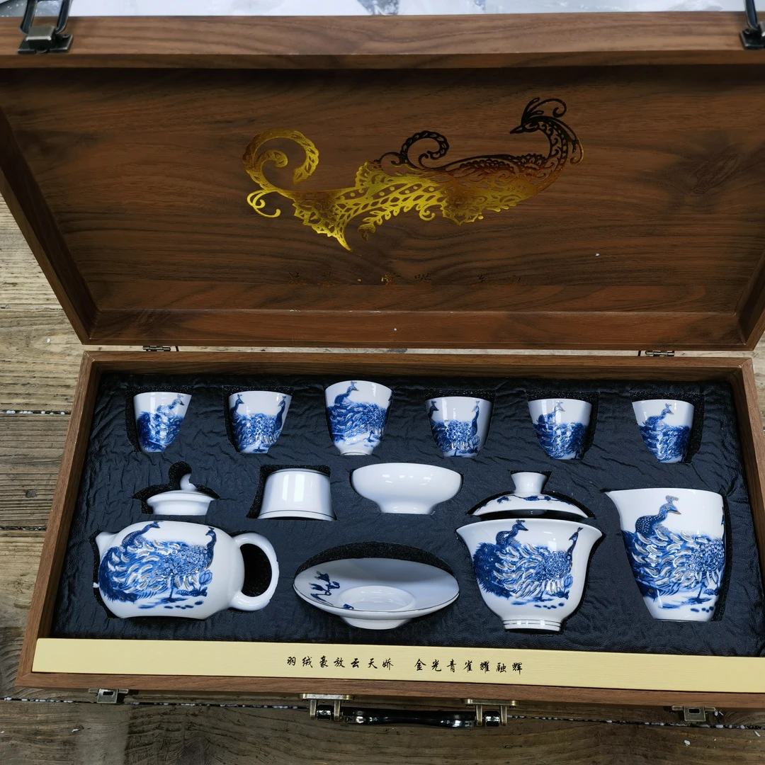 【闪购商品】乘风茶器商品链接@@FC735玲珑孔雀套组