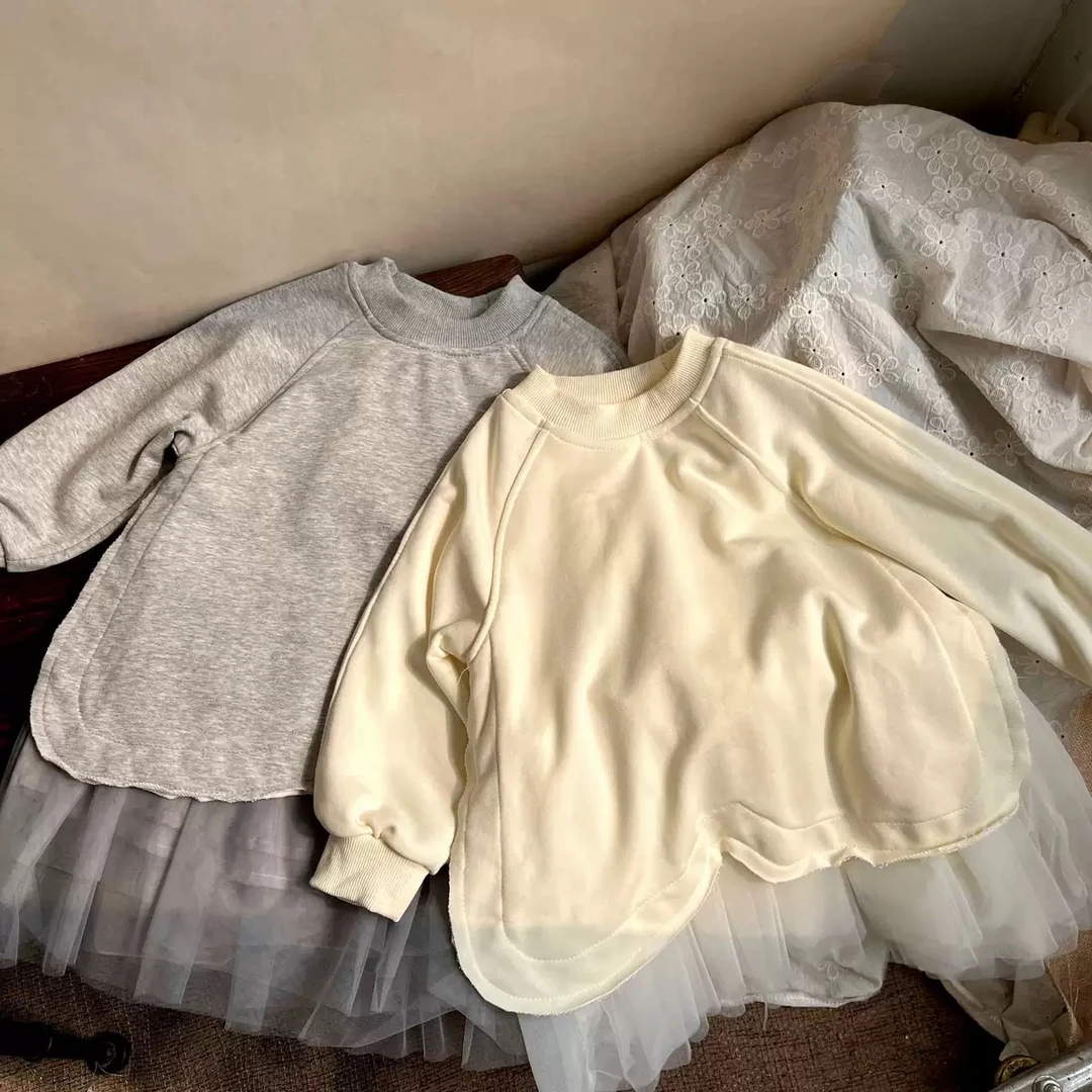 儿童秋季新款拼接卫衣裙