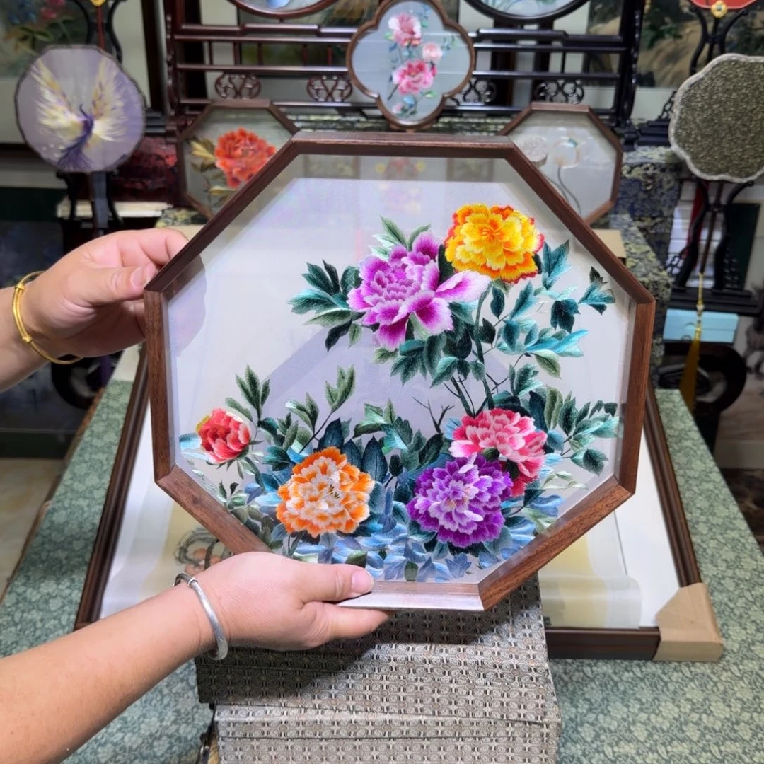 刺绣手工苏绣工艺制作技艺异色