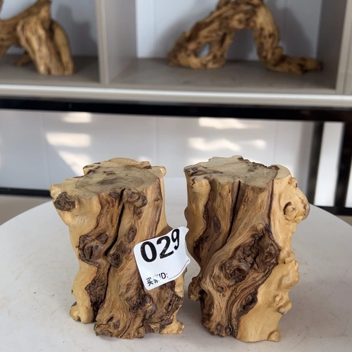 木石榴木榴疤底座摆件