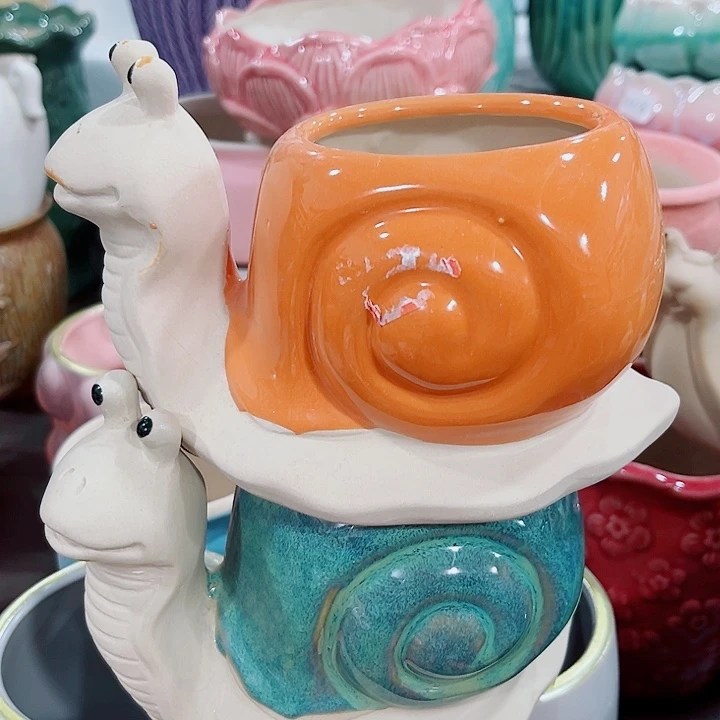 多肉陶瓷花盆满10元包邮