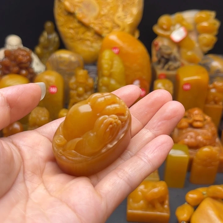 清***樾寿山石印石题材：工艺品