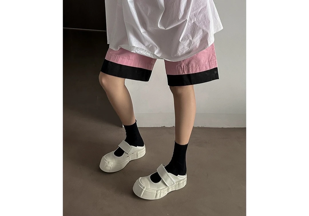 J55-3 日系复古浅口玛丽珍鞋女ins软底舒适单鞋厚底休闲鞋潮