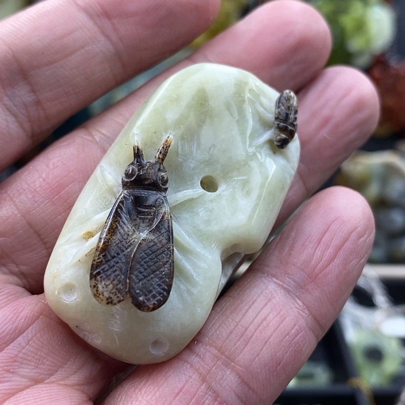 【闪购商品】未镶嵌蛇纹石玉吊坠