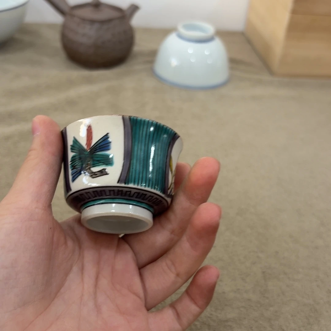 瓷片非常好用漂亮的茶具