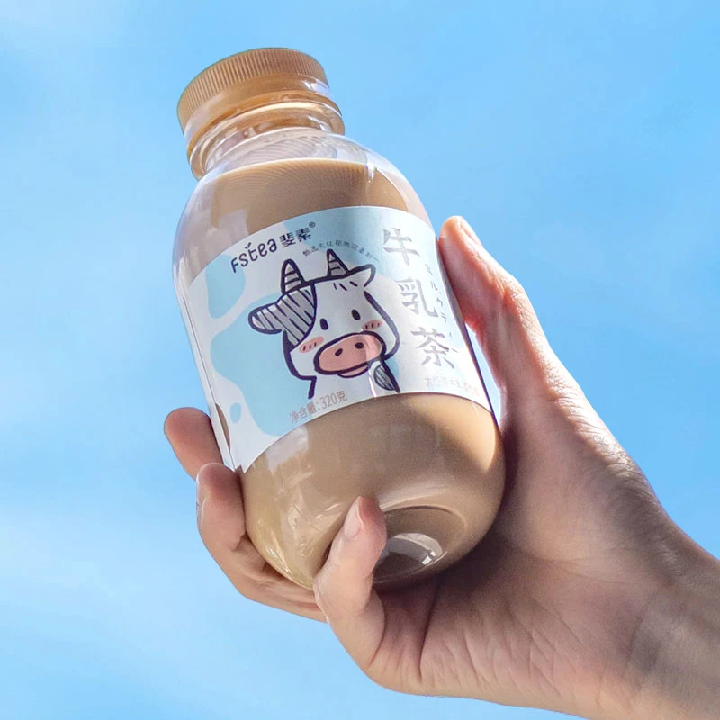 网红冷藏斐素大红袍牛乳茶阿萨姆即饮奶茶饮料320g*6瓶装饮品