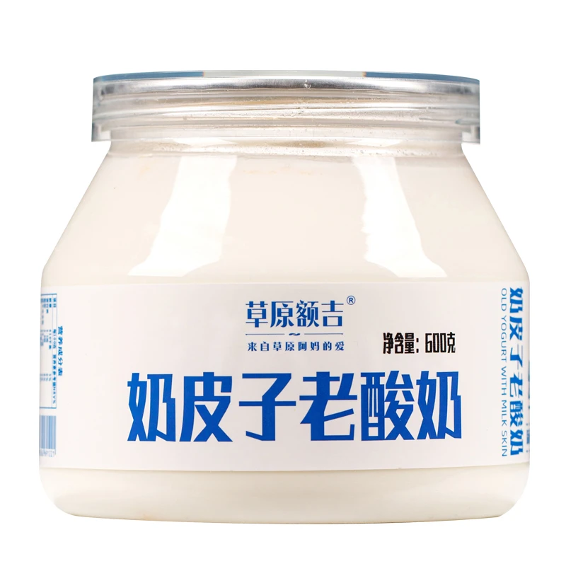 奶皮子酸奶2罐内蒙古大罐草原额吉经典老酸奶内蒙古奶皮子酸奶