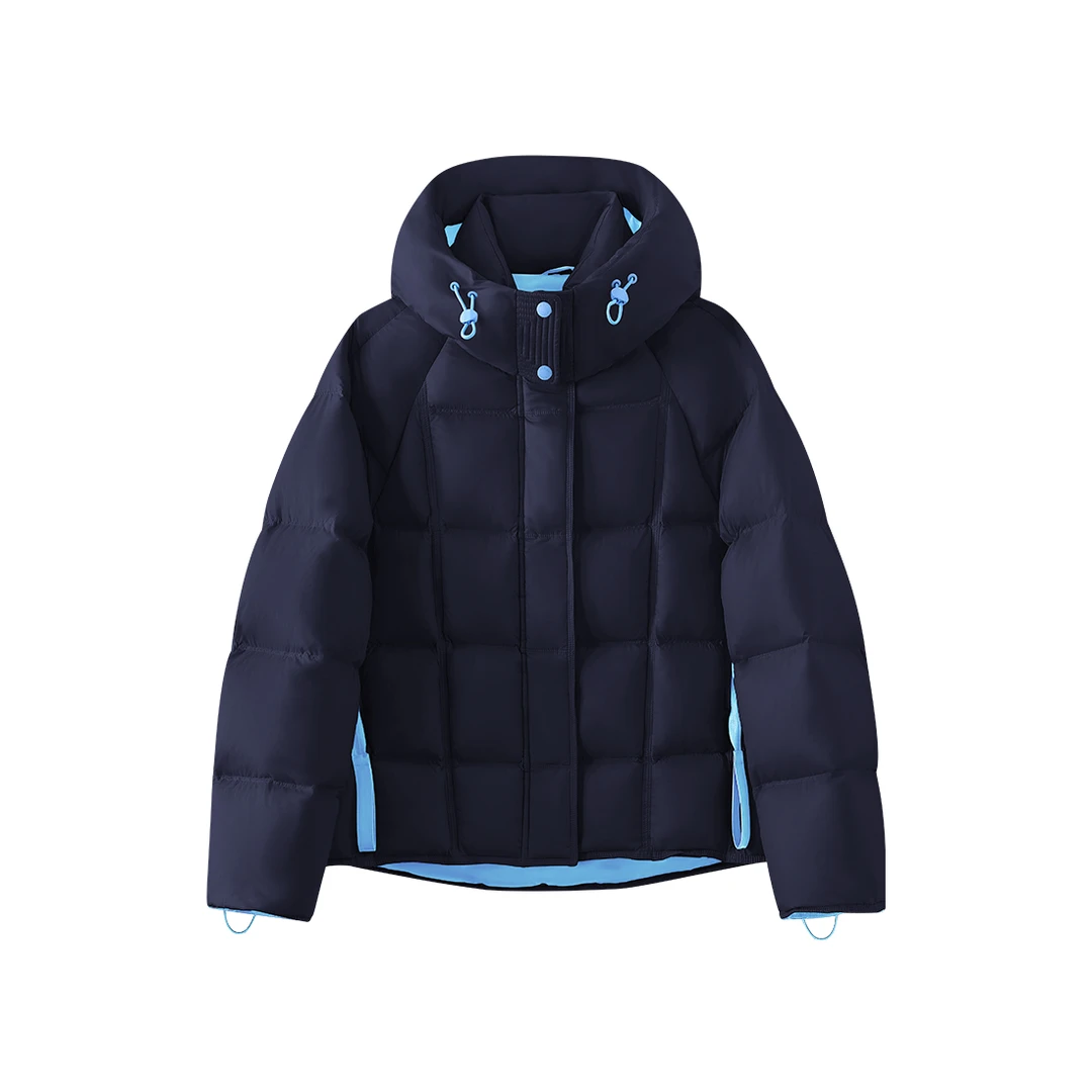 25年撞色系列天花板短款羽绒服新国标90白鸭绒冬季长袖YYM104/AY