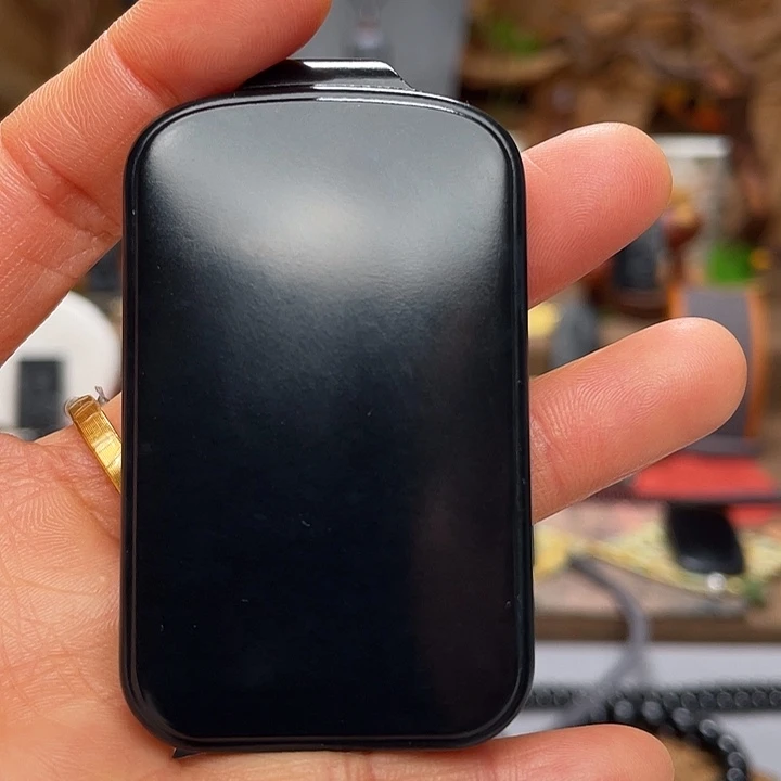 和田玉（墨玉）未镶嵌吊坠(不含链)羊羔料80克