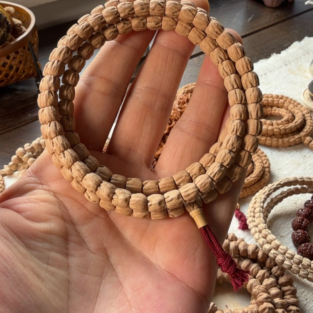 柏香籽/百香籽手串直切顺纹6.4mm