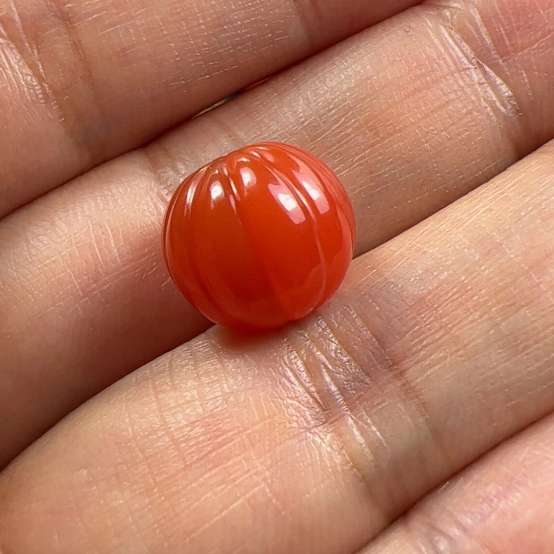 南红玛瑙珠子未镶嵌享**光