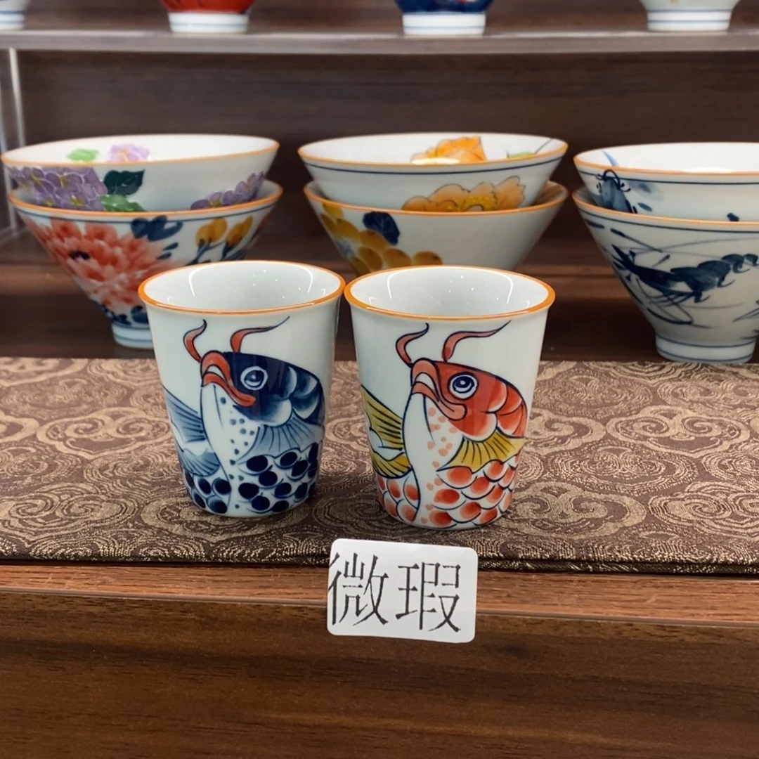 釉下彩老陶泥手工绘制