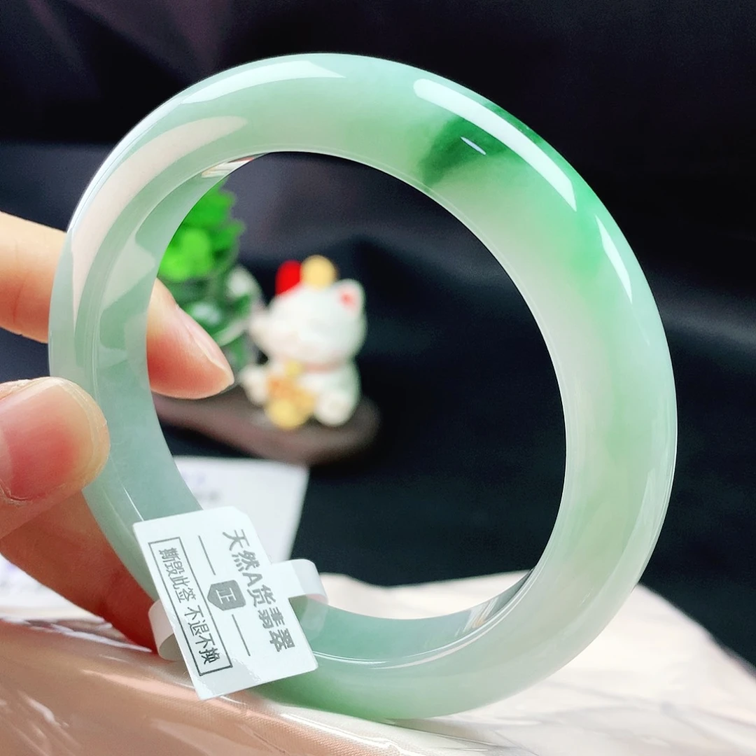 未镶嵌手镯翡翠60圈