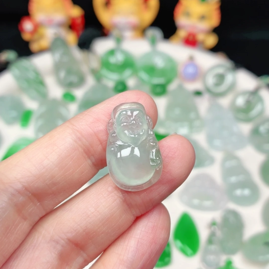 颈饰未镶嵌翡翠缅甸天然A货翡翠