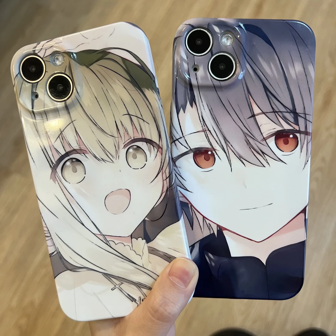 适用苹果17promax全包软菲林手机壳华为vivo小米oppo情侣动漫创意