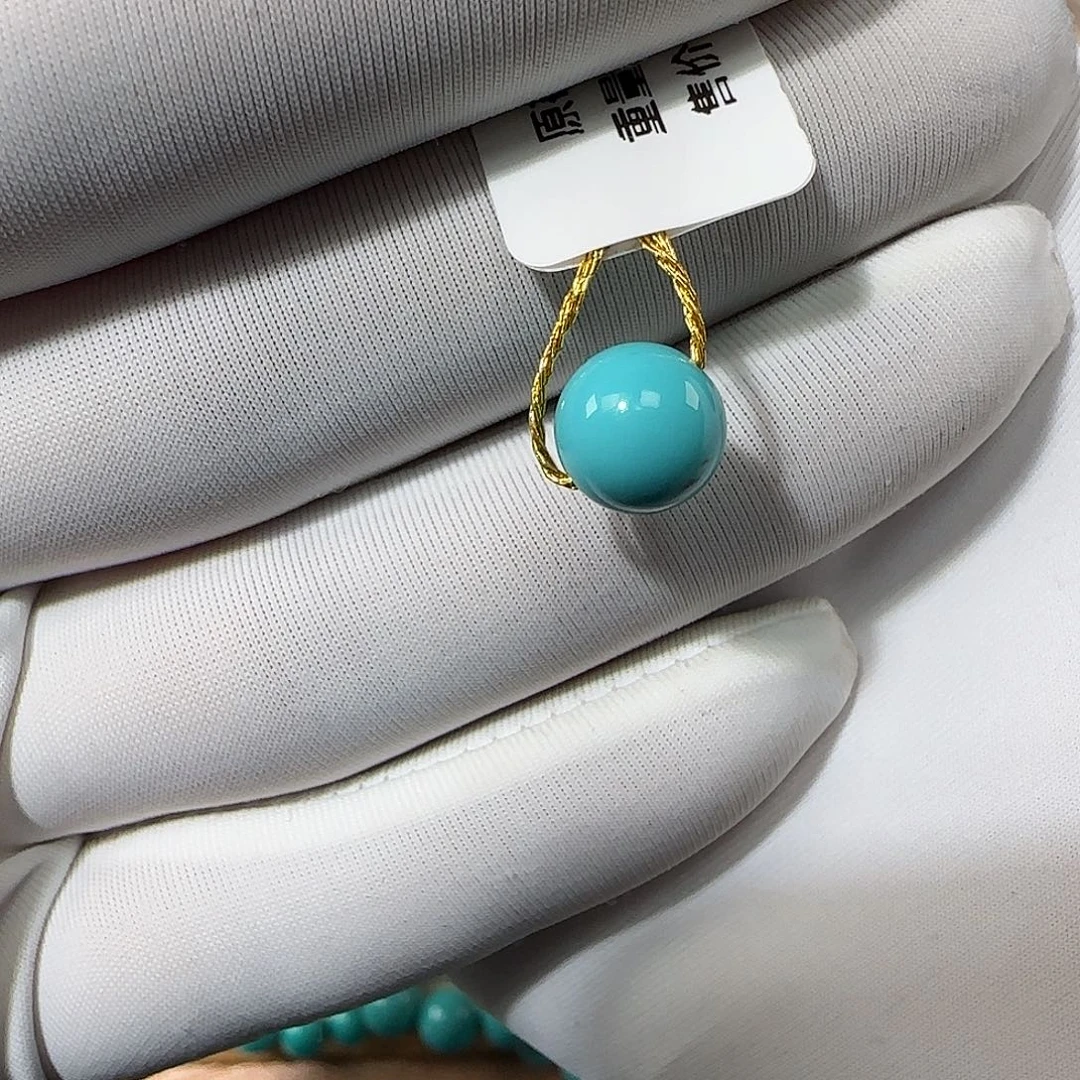 绿松石未镶嵌8mm➕单珠