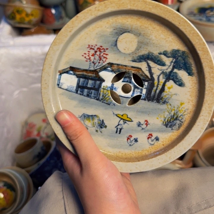 瓷片景德镇陶瓷手工手绘