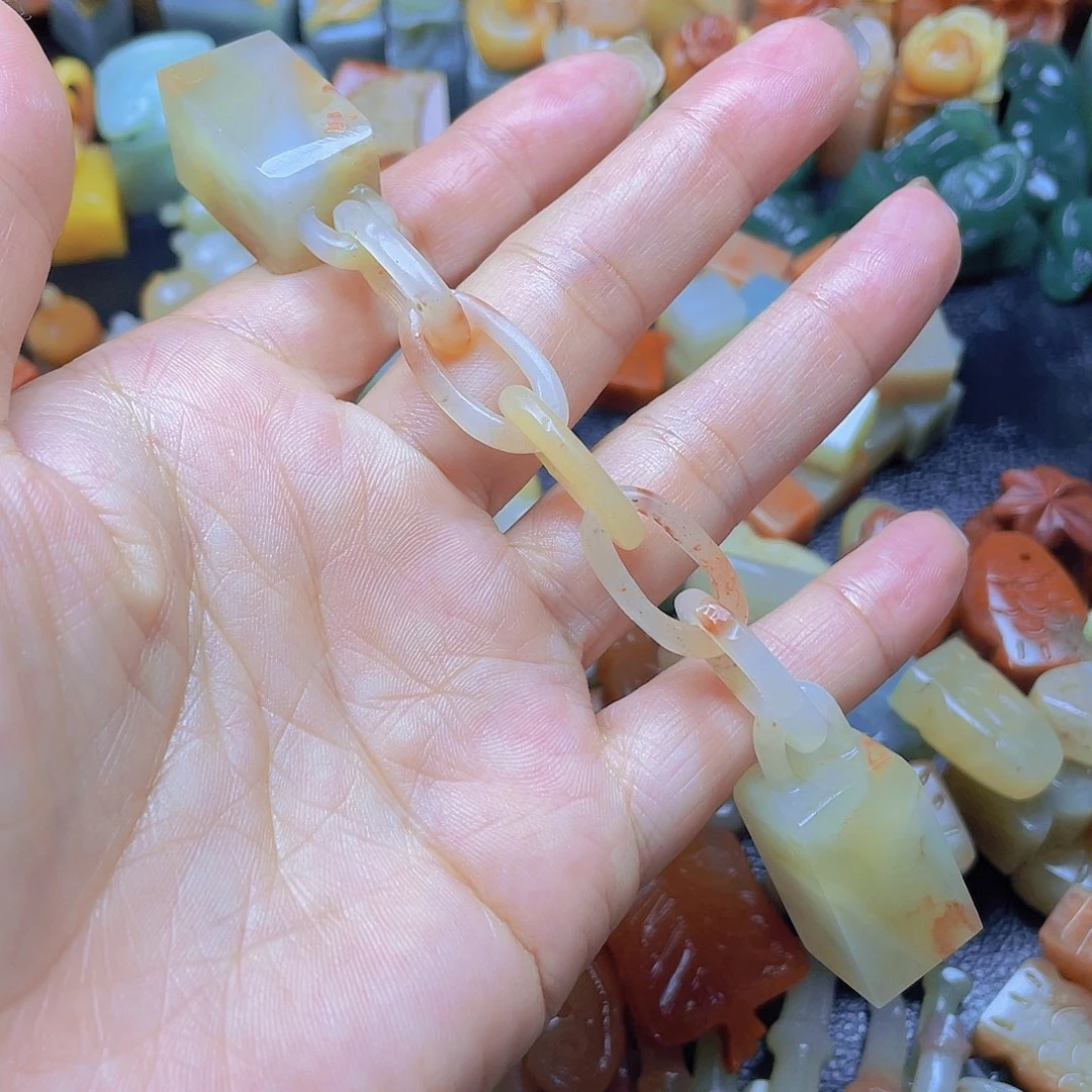 青田石印石纯手工