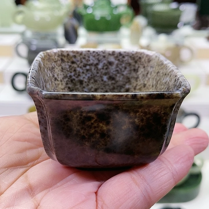 未镶嵌和田玉挂件茶杯80m l