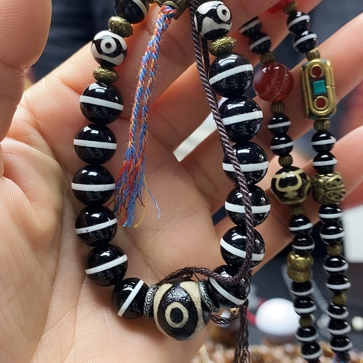 玛瑙/玉髓合金颈饰