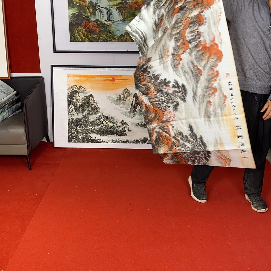 横款鸿运当头小六尺心的