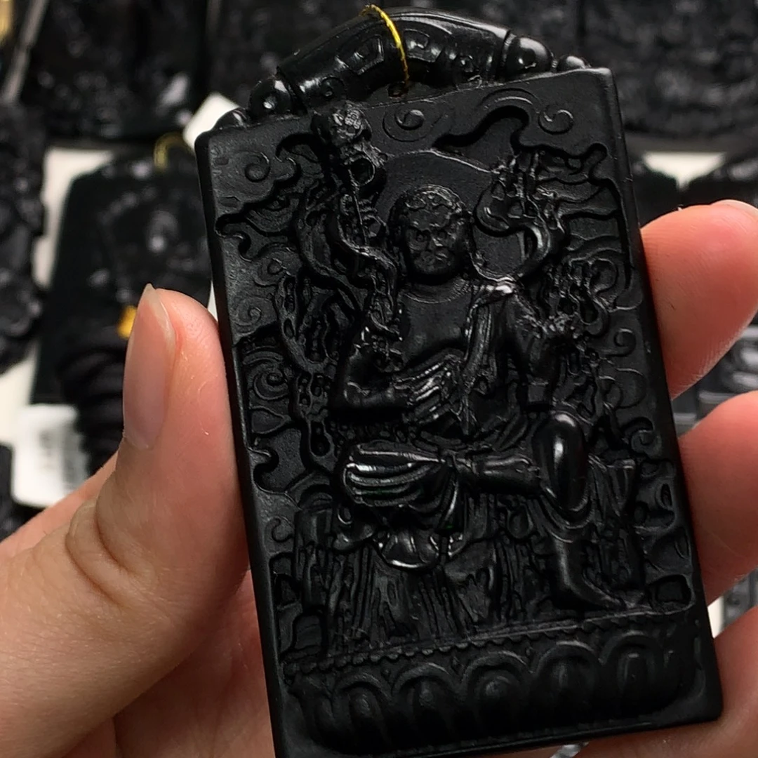 天然a货钢琴黑挂件