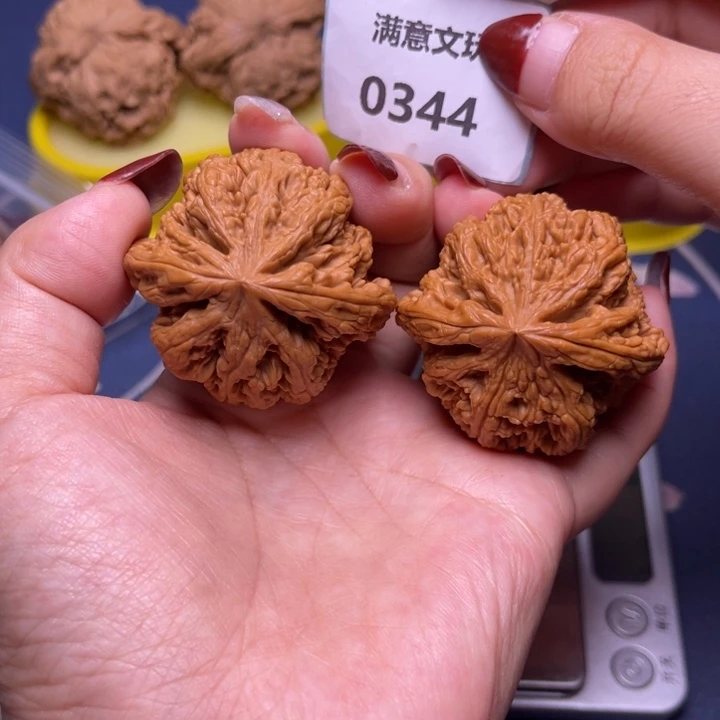 文玩核桃把件粗筋45.0344