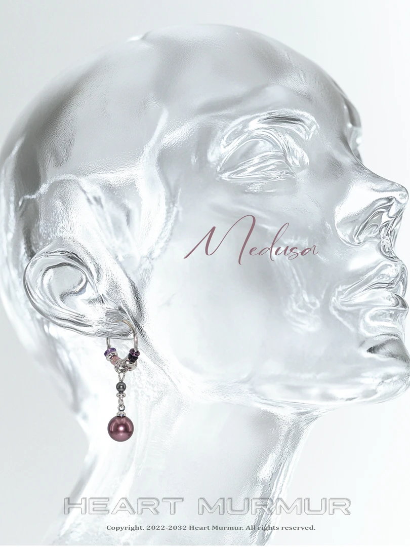 钛钢耳饰 【珍珠系列】钛钢12mm搭扣款+施家珍珠（单只）