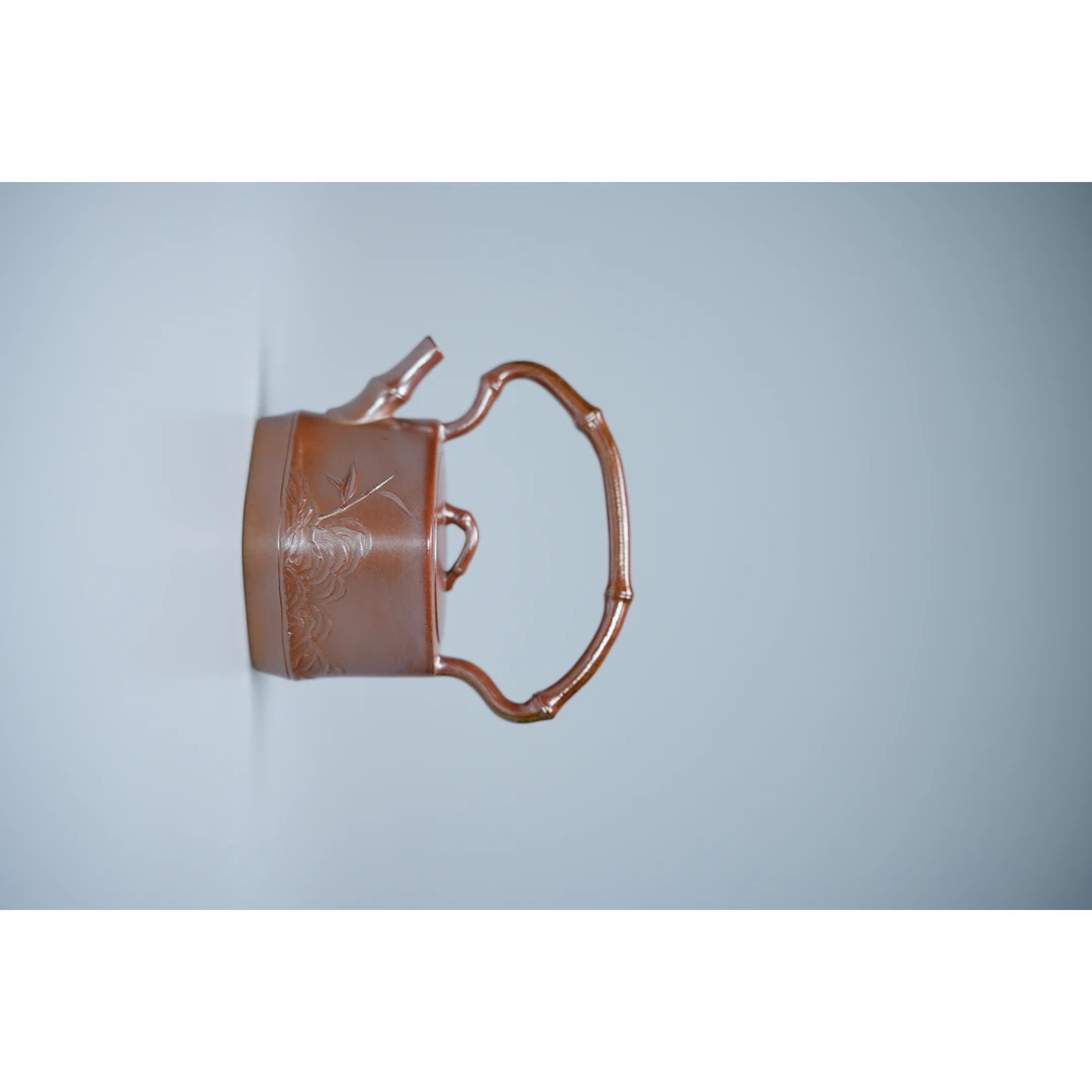 【纳兰专属】 XMTF柴斜竹提梁 紫砂壶