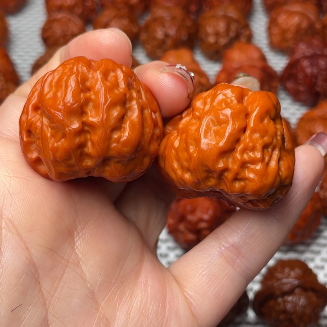 桃核吊坠文玩核桃 手把件 蛤蟆头 36