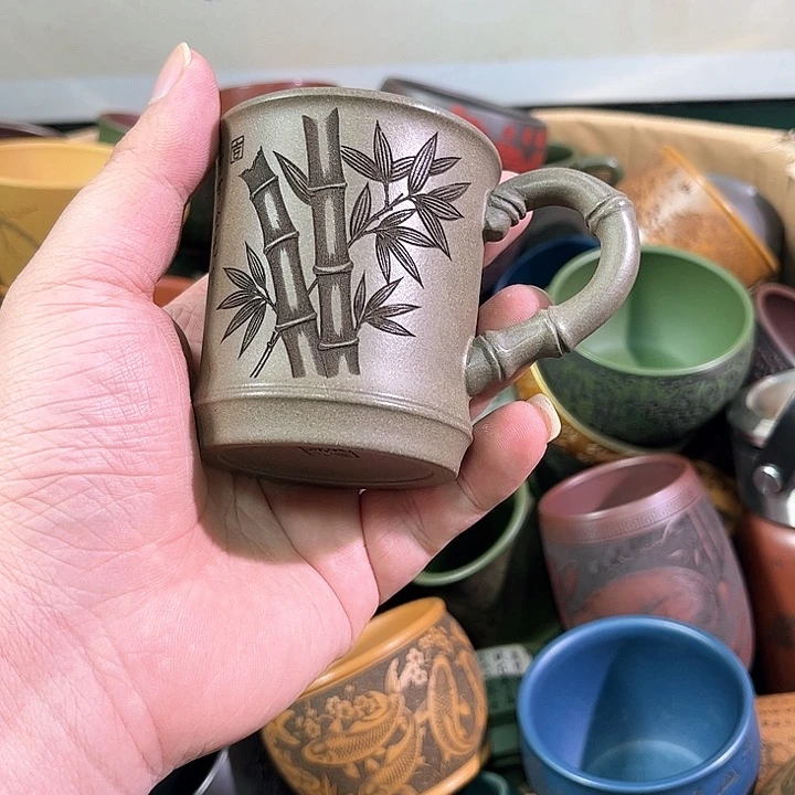 茶杯紫砂全手工紫砂主人杯