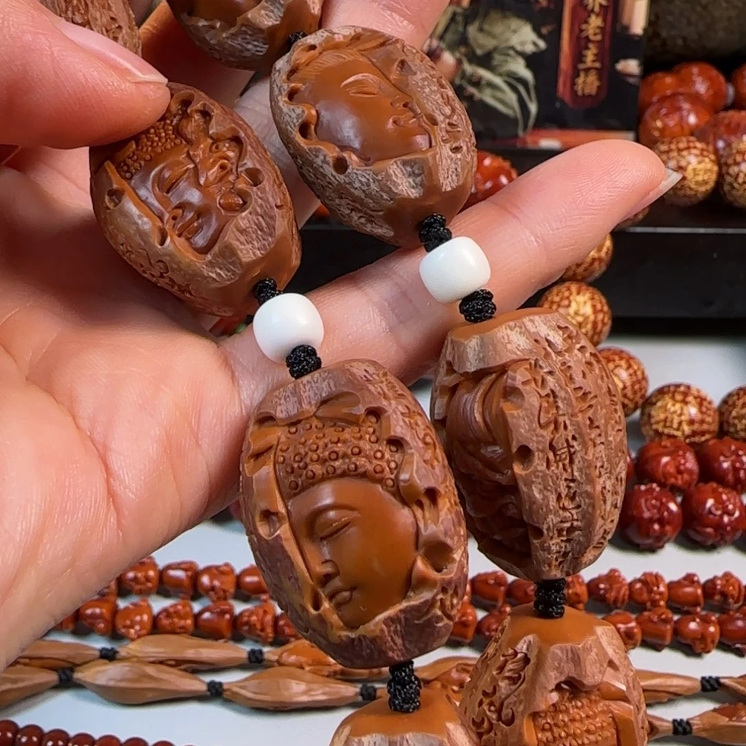 手串/手链橄榄核佛魔一念手持20尺寸