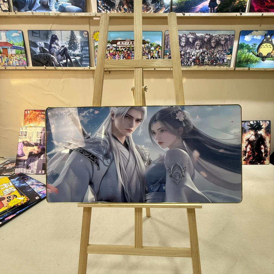 仙逆之王林和李慕婉横版唯美合照装饰画40-80-w719