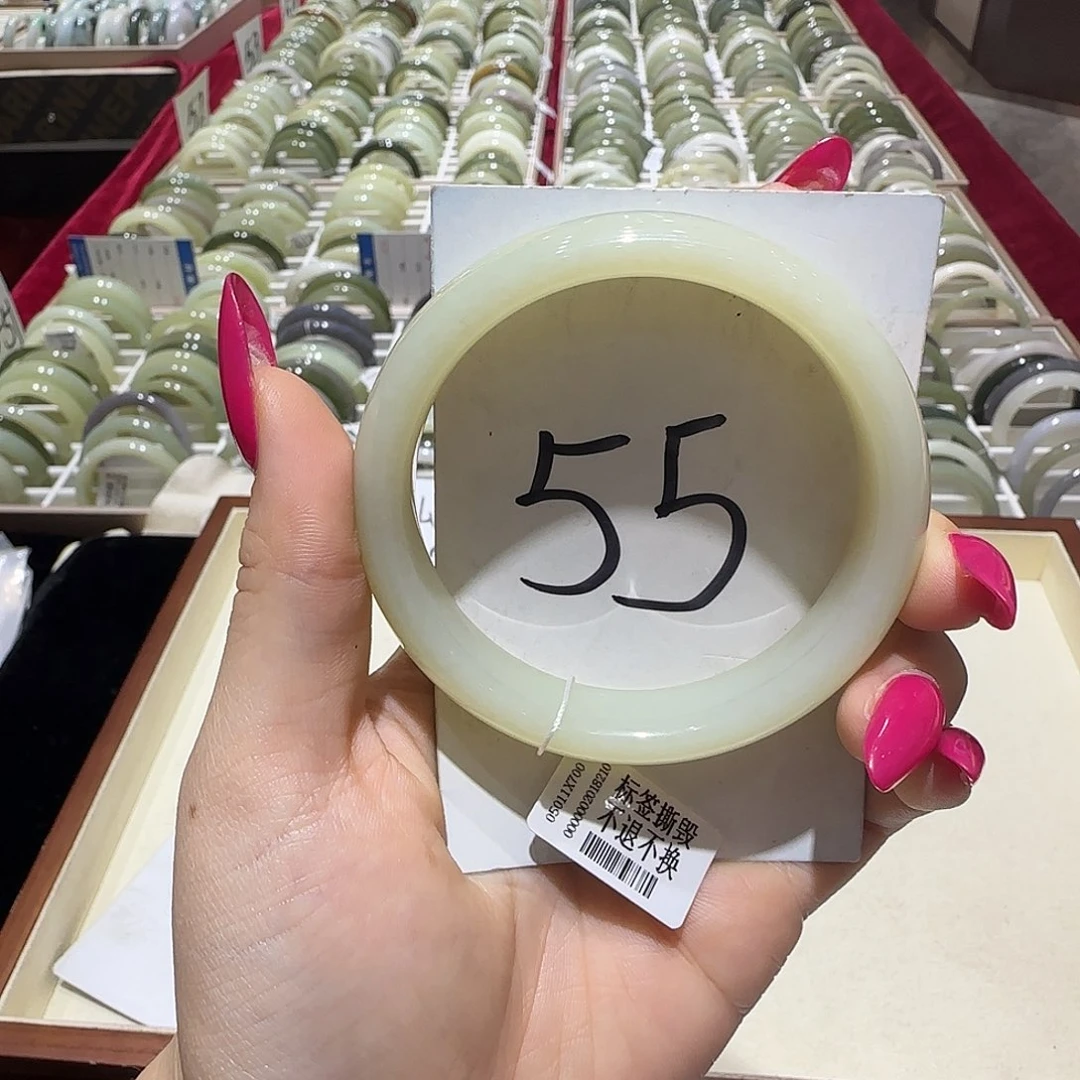 和田玉未镶嵌手镯810