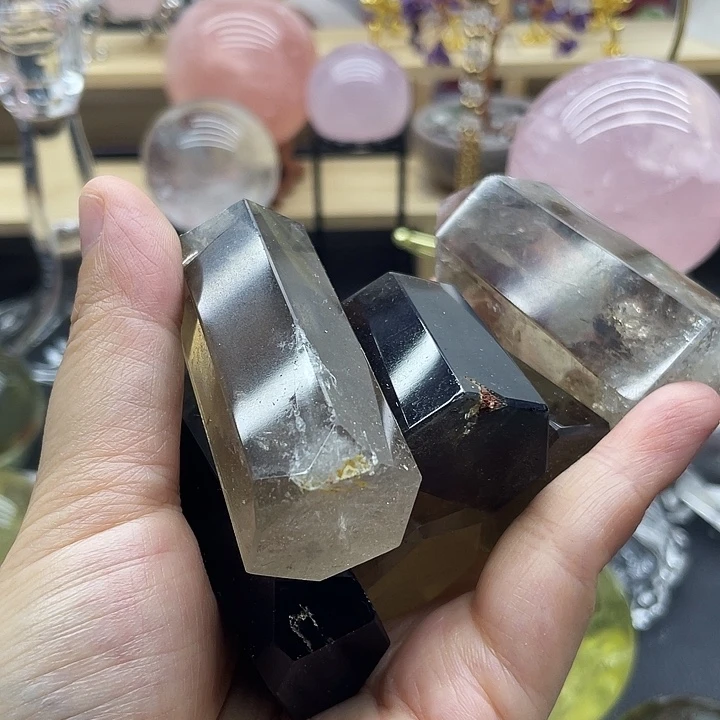 银S925镶嵌紫晶大型摆件（非配饰）