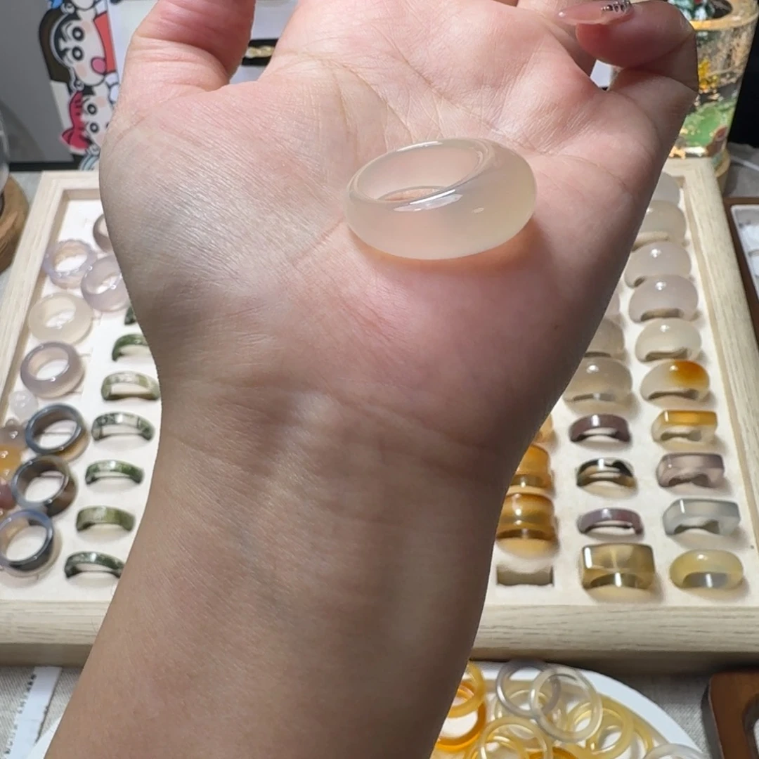 未镶嵌戒指玛瑙/玉髓772港16