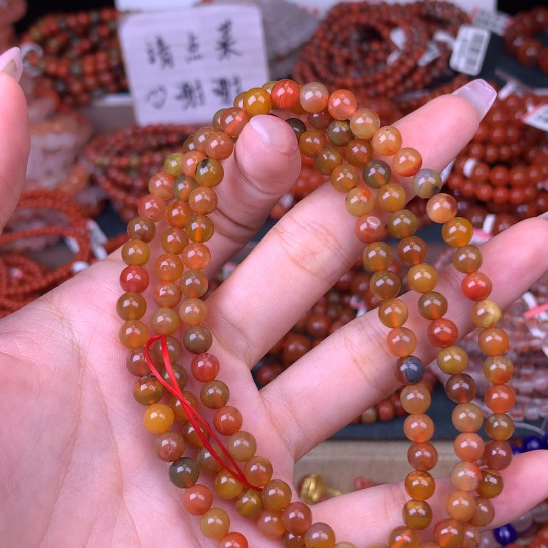 未镶嵌手链南红玛瑙卡5.8