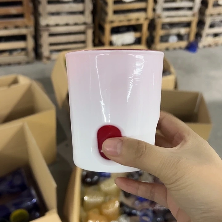 手柄款水晶玻璃微瑕一个