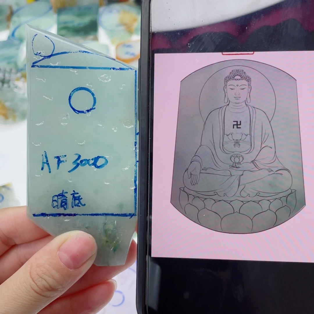 定制翡翠未镶嵌纯天然缅甸A货翡翠