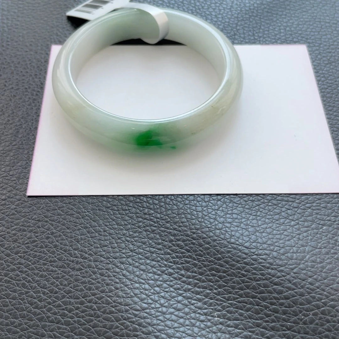 翡翠未镶嵌手镯32号53正圈