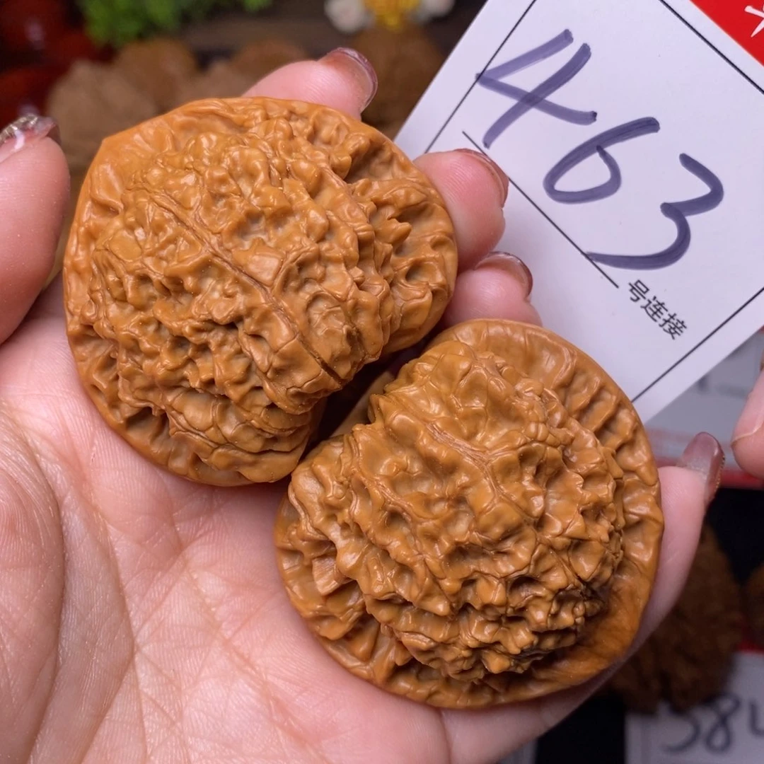 文玩核桃把件463官帽4.9