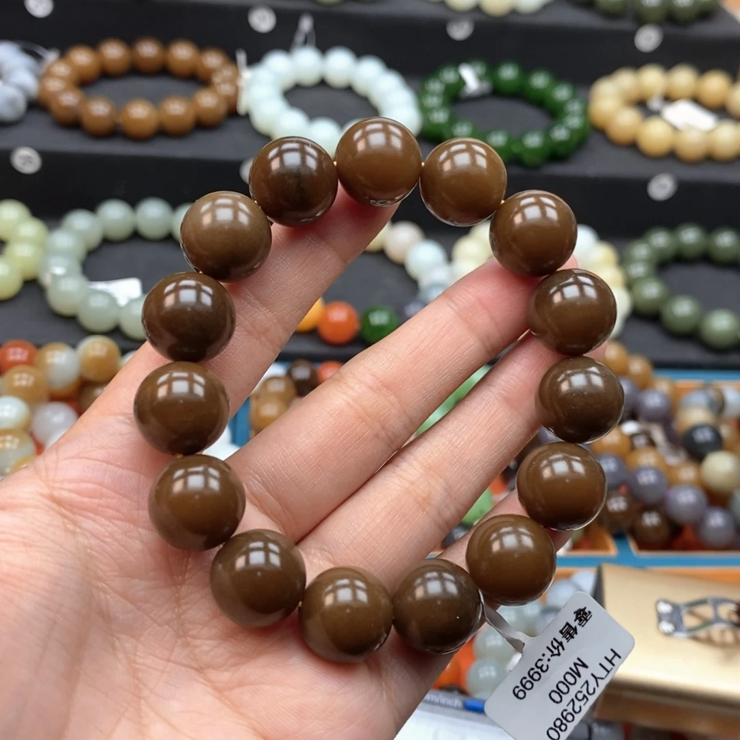 和田玉未镶嵌手串L卡14
